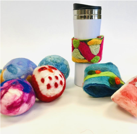 Dryer Balls and Cup Sleeves-Sweet Gift Ideas!