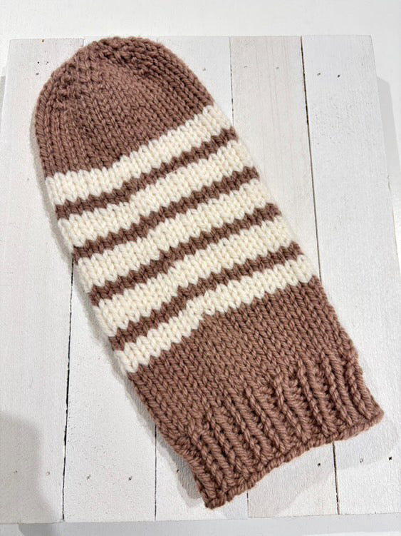 Wine Bottle Cozy-Stripes