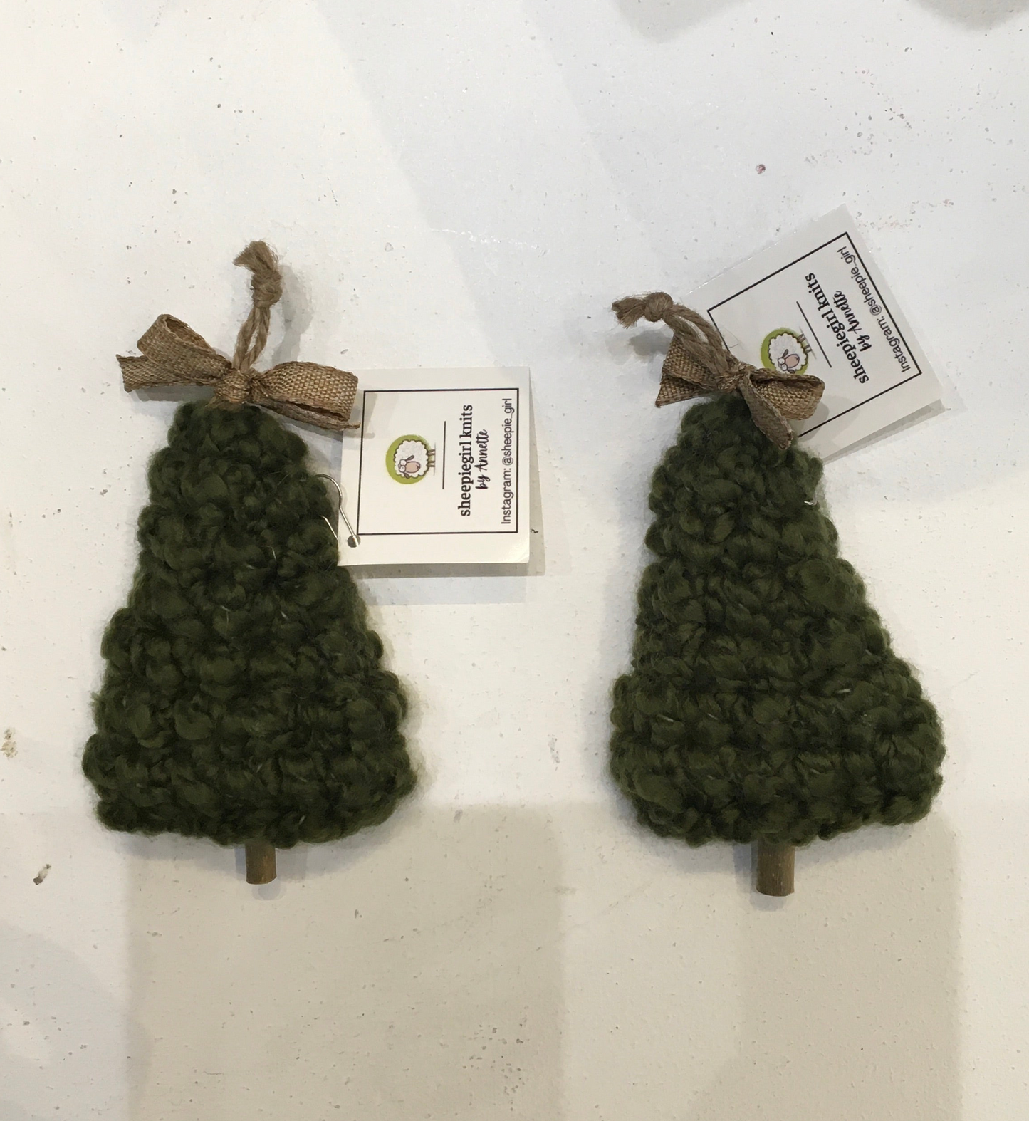 Mini Knit Trees
