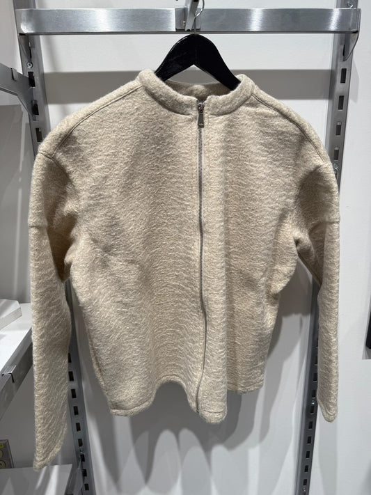 Full Zip Jacket-Beige