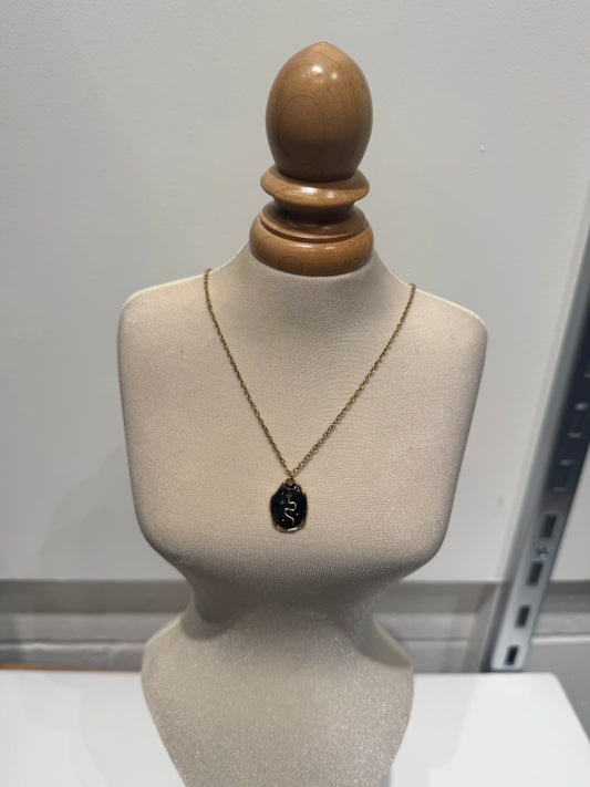 Resin snake necklace