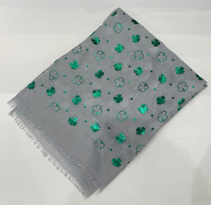 Shamrock Pattern Scarf