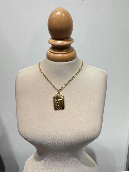 Pendant Face Necklace