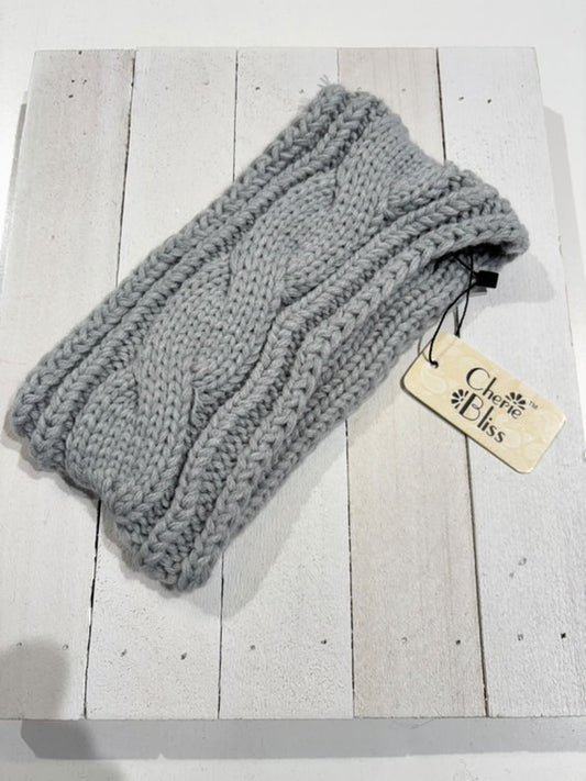 Jasper Knit Headband-Gray