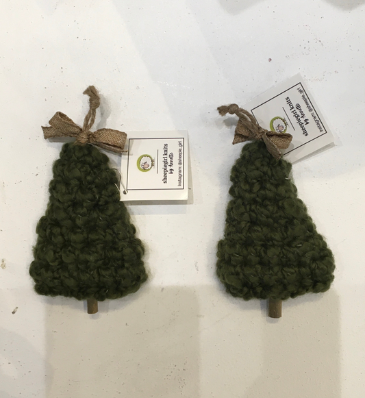 Mini Knit Trees