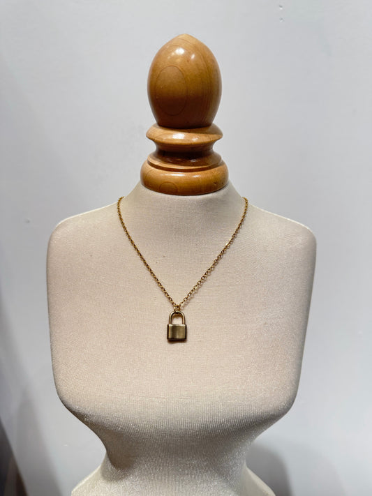 Pad Lock Necklace
