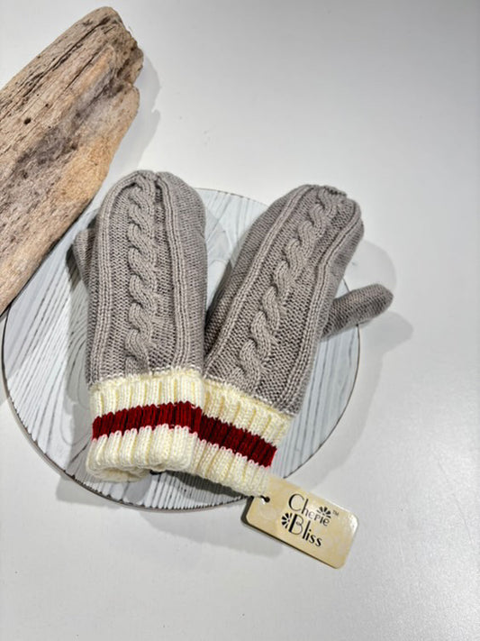 Cabin Knit Mittens