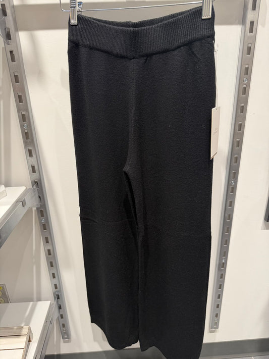 Wide Leg Pull-On Pant-Black