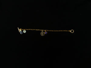 Gold Charm Bracelet