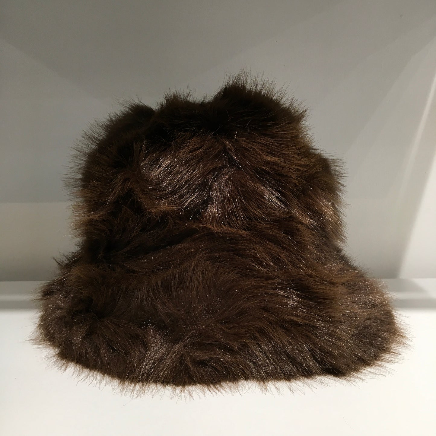Solid Colour Faux Fur Hat