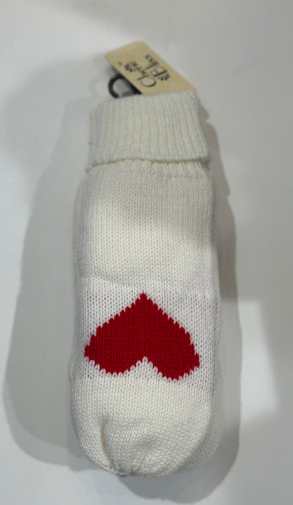 Heart Design Mittens