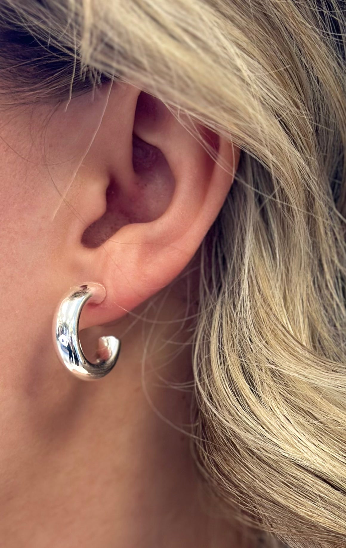 Ample Hoops silver