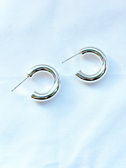 Ample Hoops silver