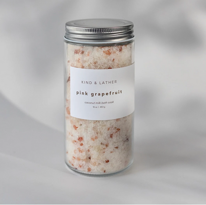 Coconut Milk Bath Soak-Pink Grapefruit