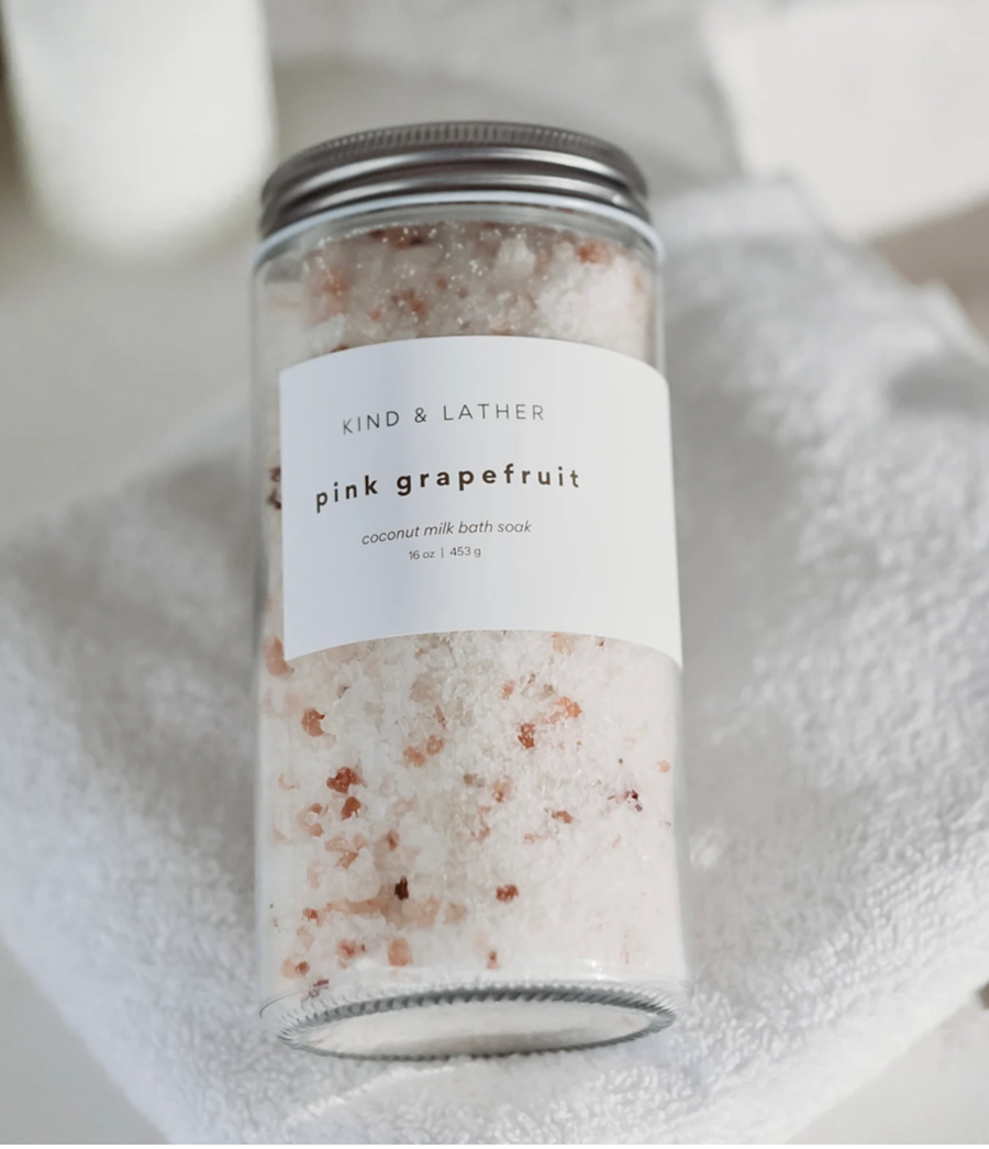 Coconut Milk Bath Soak-Pink Grapefruit