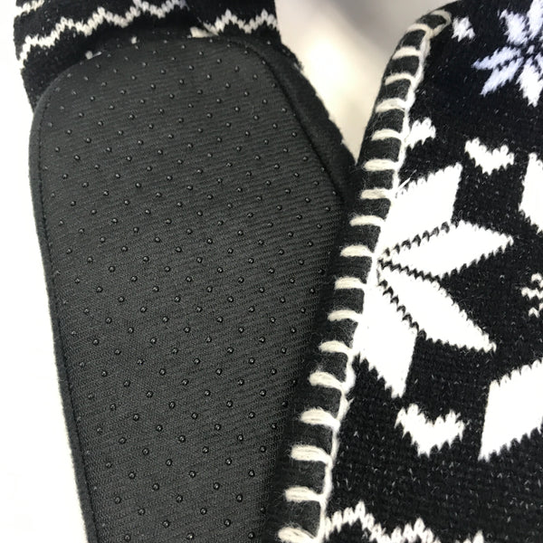 Socks-Nordic Pattern in Black White